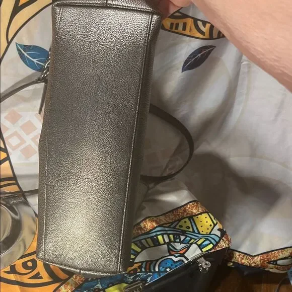 Coach Chicago Ellis Metallic Bronze Pebbled Leather Large Tote - Picture 7 of 15